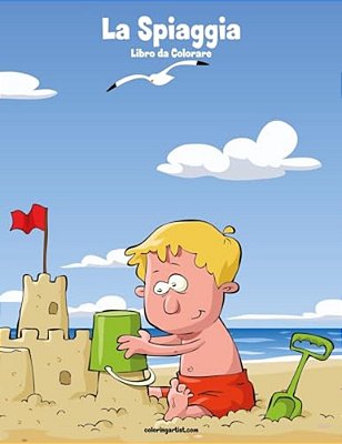 La Spiaggia Libro Da Colorare 1-..
