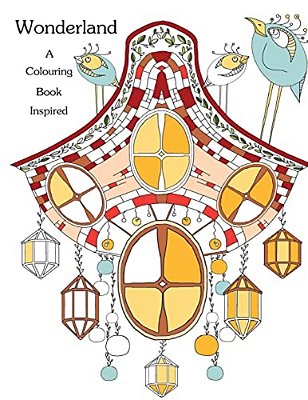 Coloring Book: Inspired: Wonderland: Stress Relieving Patterns-..