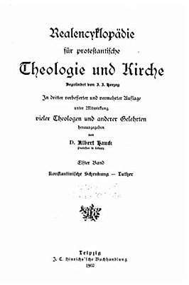 Realencyklopädie Für Protestantische Theologie Und Kirche-..