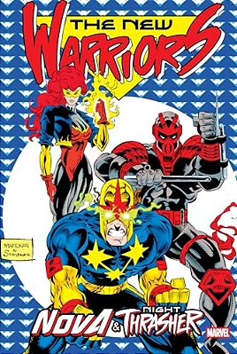 New Warriors: Nova & Night Thrasher Omnibus Chris Marrinan Cover-..