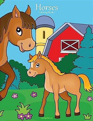 Horses Coloring Book 1-..