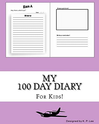 My 100 Day Diary (Light Purple Cover)-..
