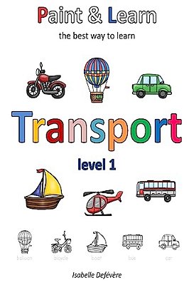 Paint & Learn: Transport (Level 1)-..