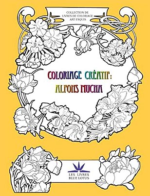 Coloriage Créatif: Alfons Mucha-..