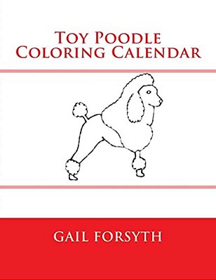 Toy Poodle Coloring Calendar-..
