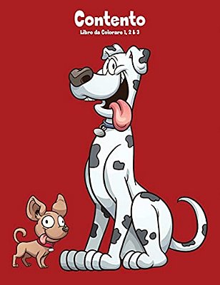 Contento Libro Da Colorare 1, 2 & 3-..