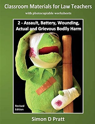 Classroom Materials For Law Teachers: Assault, Battery, Wounding, Actual And Grievous Bodily Harm-..