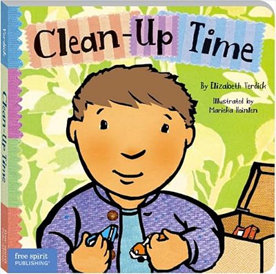 Clean-Up Time - Board Book-..