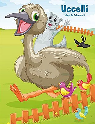 Uccelli Libro Da Colorare 9-..