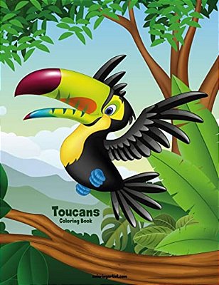 Toucans Coloring Book 1-..