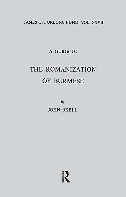 A Guide To The Romanization Of Burmese-..