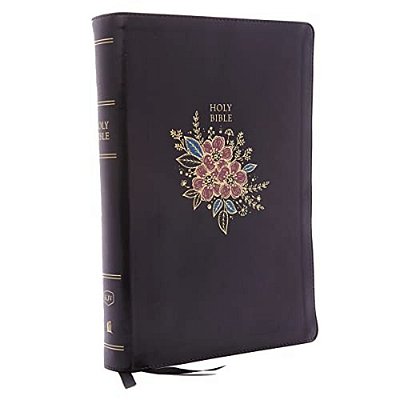 Kjv, Deluxe Reference Bible, Super Giant Print, Imitation Leather, Black, Indexed, Red Letter Edition-..