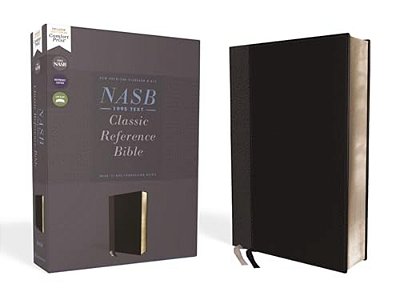 Nasb, Classic Reference Bible, Leathersoft, Black, Red Letter, 1995 Text, Comfort Print-..