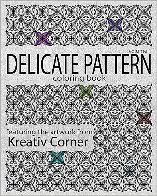 Delicate Pattern: Coloring Book-..