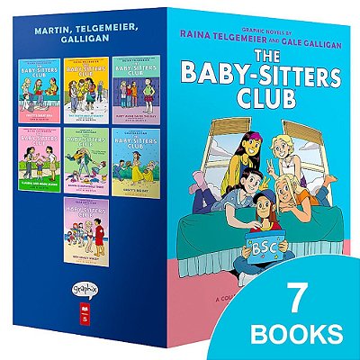 The Baby-Sitters Club #1-7 Graphic Novel Box Set-..