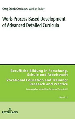 Work-Process Based Development Of Advanced Detailed Curricula-..