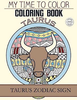 Taurus Zodiac Sign - Adult Coloring Book-..