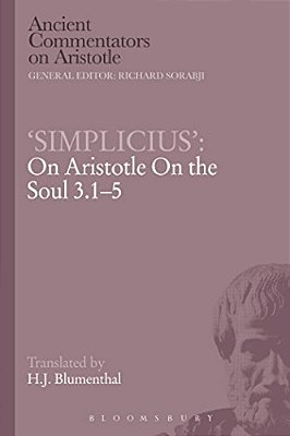 'Simplicius': On Aristotle On The Soul 3.1-5-..