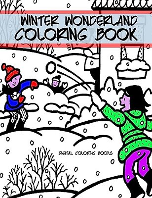 Winter Wonderland Coloring Book-..