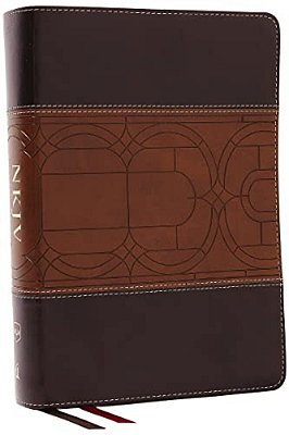 Nkjv Study Bible, Leathersoft, Brown, Full-Color, Thumb Indexed, Comfort Print: The Complete Resource For Studying God's Word-..