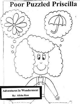 Poor Puzzled Priscilla: Coloring Book-..
