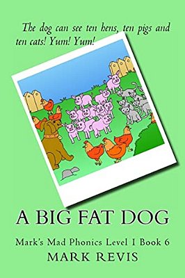 A Big Fat Dog: Mark's Mad Phonics Level 1 Book 6-..