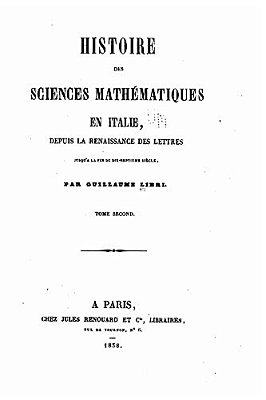 Histoire Des Sciences Mathématique En Italie-..