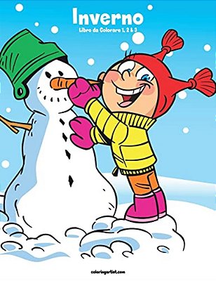 Inverno Libro Da Colorare 1, 2 & 3-..