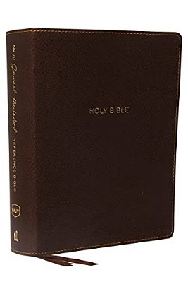 Nkjv, Journal The Word Reference Bible, Imitation Leather, Brown, Red Letter Edition, Comfort Print: Let Scripture Explain Scripture. Reflect On What-..