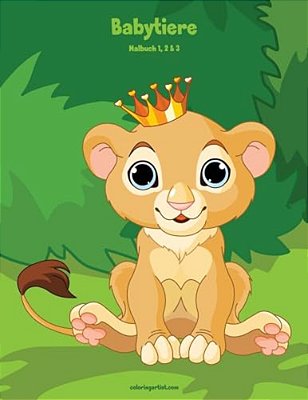Babytiere-Malbuch 1, 2 & 3-..