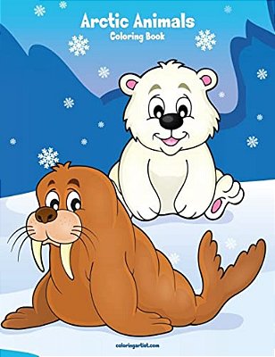 Arctic Animals Coloring Book 1-..