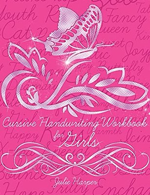 Cursive Handwriting Workbook For Girls-..