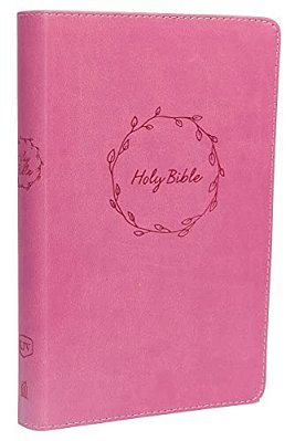 Kjv, Deluxe Gift Bible, Imitation Leather, Pink, Red Letter Edition-..