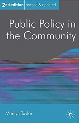 Public Policy In The Community-..