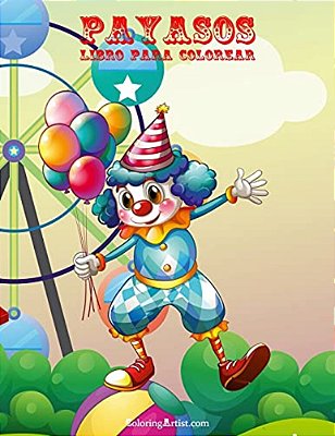 Payasos Libro Para Colorear 1-..