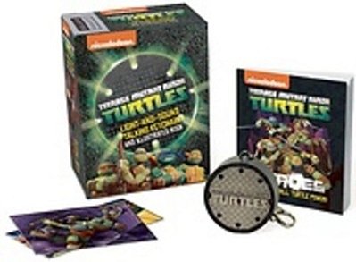Teenage Mutant Ninja Turtles - Light-And-sound Talking Keychain And Illustrated Book-..