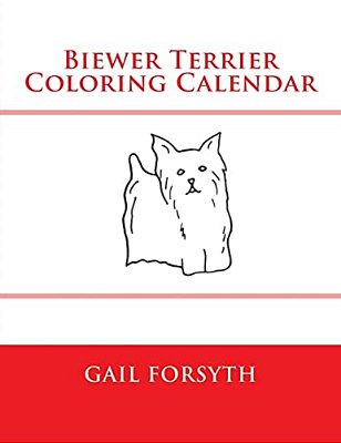 Biewer Terrier Coloring Calendar-..