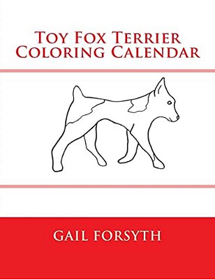 Toy Fox Terrier Coloring Calendar-..