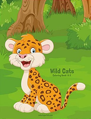 Wild Cats Coloring Book 1 & 2-..
