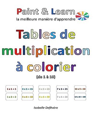 Tables De Multiplication À Colorier (De 1 À 10)-..