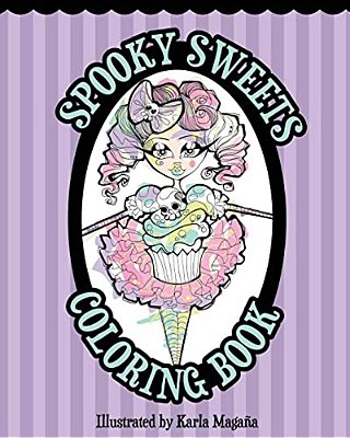 Spooky Sweets Coloring Book-..