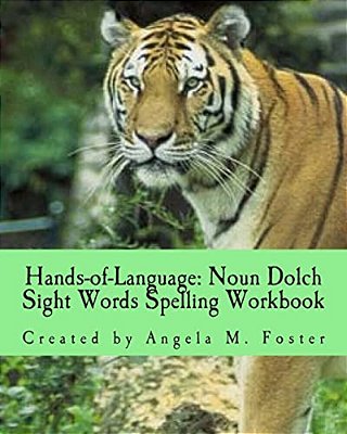 Hands-Of-language: Noun Dolch Sight Words Spelling Workbook-..