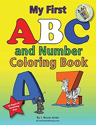 My First Abc And Number Coloring Book-..
