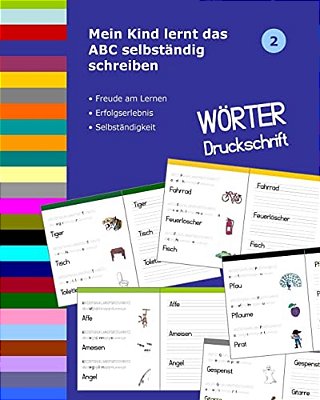 Mein Kind Lernt Das Abc Selbständig Schreiben: Wörter Druckschrift-..