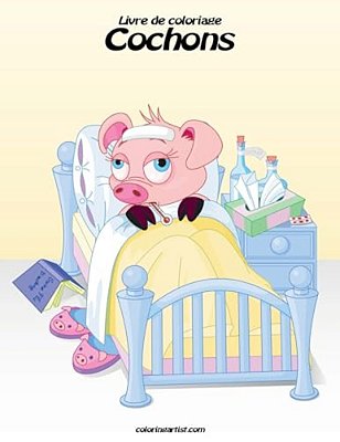 Livre De Coloriage Cochons 1, 2 & 3-..