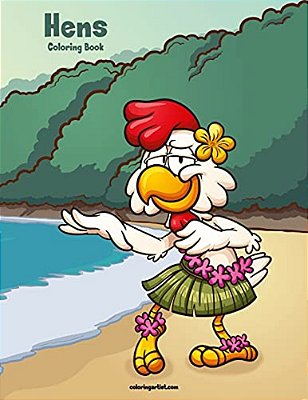 Hens Coloring Book 1-..