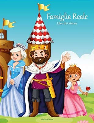 Famiglia Reale Libro Da Colorare 1-..