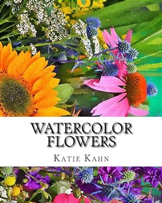 Watercolor Flowers-..