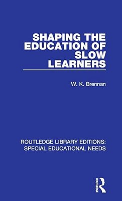 Shaping The Education Of Slow Learners-..