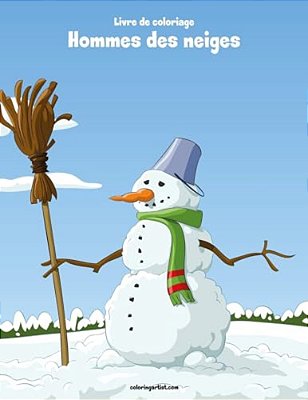Livre De Coloriage Hommes Des Neiges 1-..